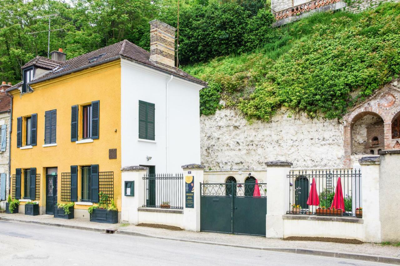 Escale chez un impressionniste - Maison où Claude Monet vécut à Vétheuil Bed and Breakfast Exterior foto